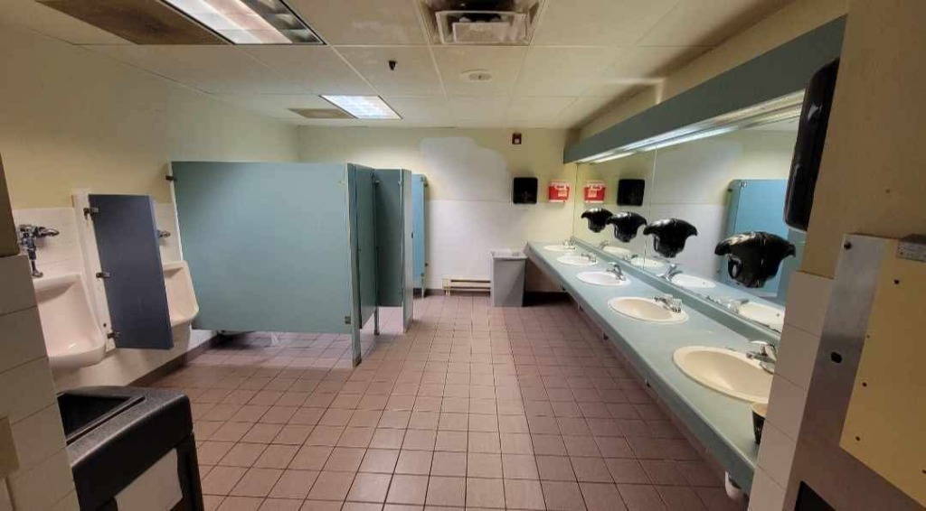 Commercial Restroom Before